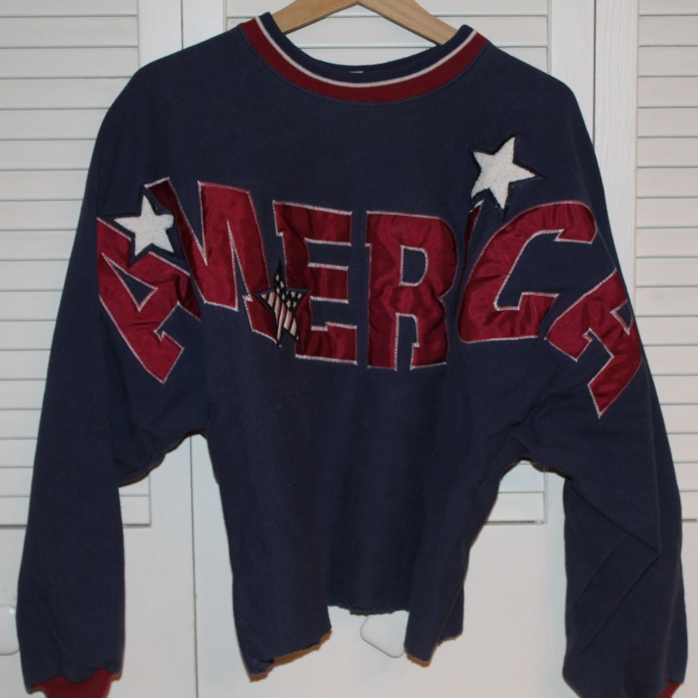 Upcycled AMERICA Sweatshirt